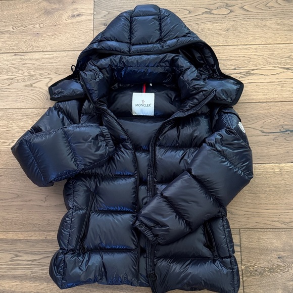 Moncler Jackets & Blazers - Moncler Berre Navy Puffer Jacket